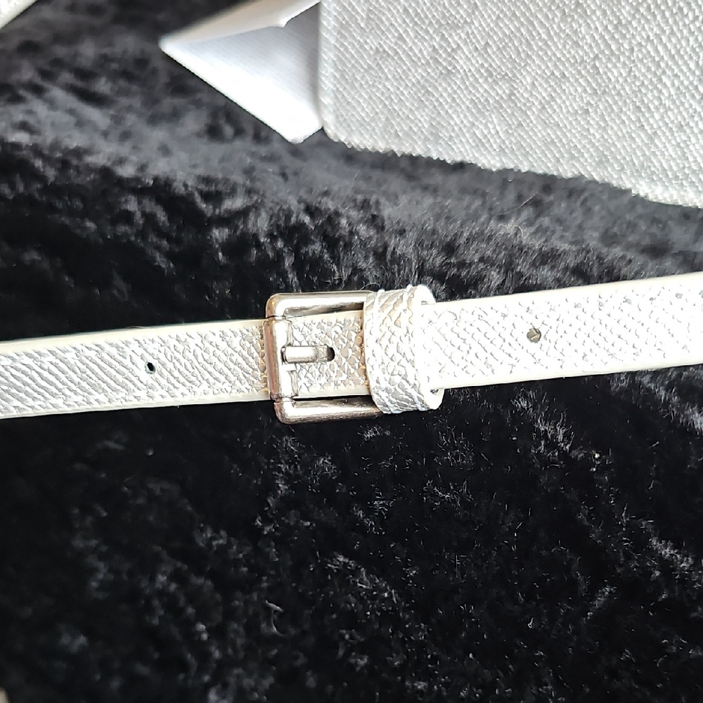 Kurt Geiger Silver Crossbody Bag with Structured Design and Flap Closure NWT - Picture 8 of 10